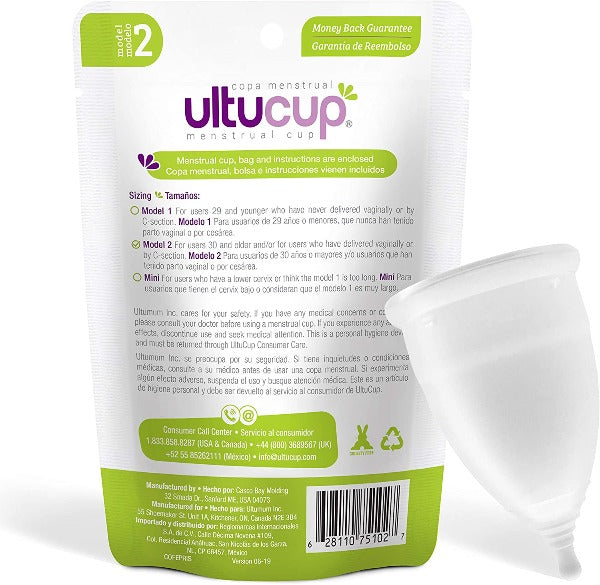 UltuCup Menstrual Cup - Model 2