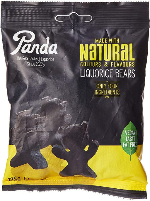 Panda Bear Shaped Licorice 125g