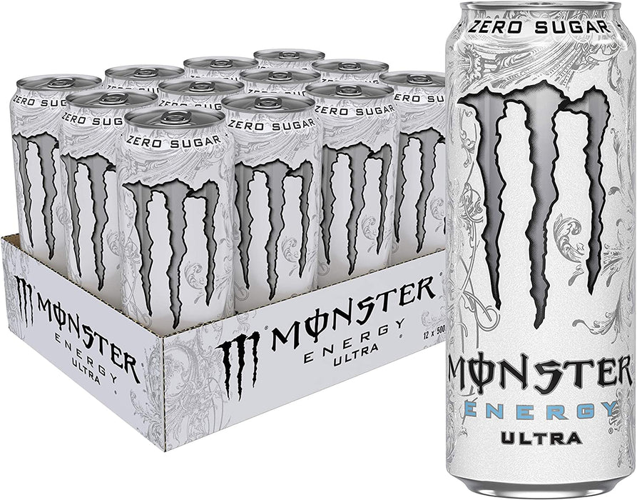 Monster Energy Ultra Cans 12 x 500ml