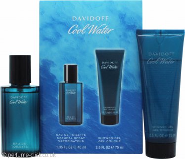 Davidoff Cool Water EDT-S 40ml + 75ml Shower Gel