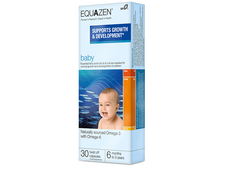 Equazen Baby Omega-3 with Omega-6 30 Twist Off Capsules