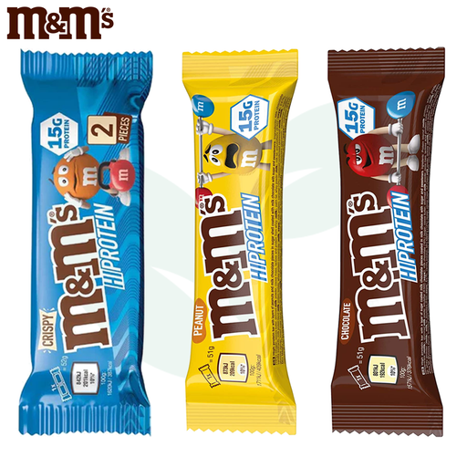 M&M HI protein bar  available at Real Nutrition Shop - Real