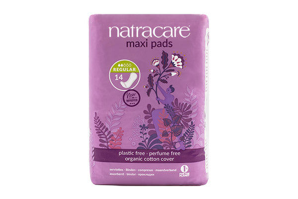 Natracare Regular Natural Maxi Pads 14 Pads