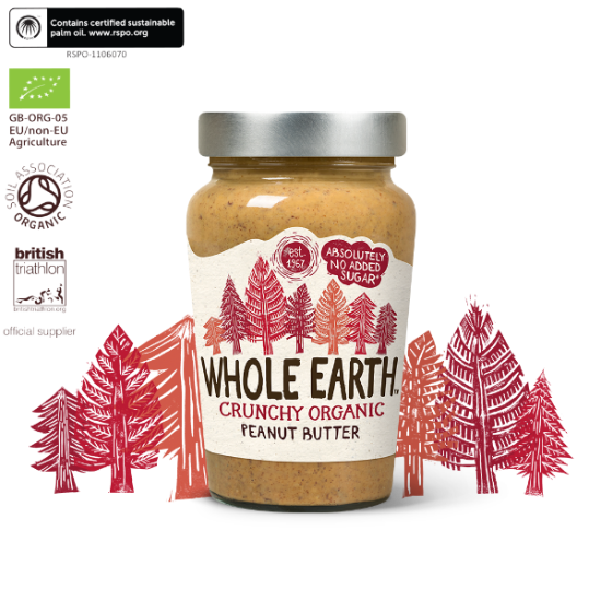 Beurre de cacahuètes crunchy – Whole Earth