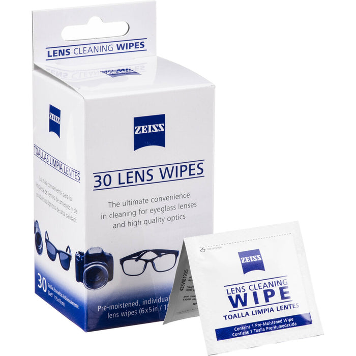 Zeiss Lens Wipes 30 Pack