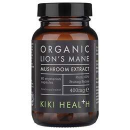 Kiki Health Organic Lion's Mane Extract Mushroom 60 Vegicaps