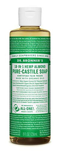 Dr Bronner Almond Castile Liquid Soap 236 ML