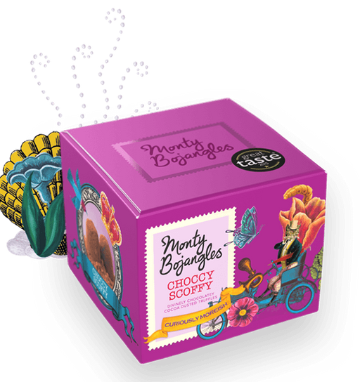 Monty Bojangles Choccy Scoffy Cocoa Dusted Truffles 150g