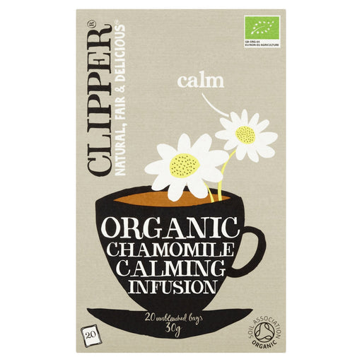 Clipper Organic Chamomile Calming Infusion Tea 30g | 20 Bags