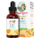 MaryRuth Organics Organic Kids Vitamin C Liquid Drops, Orange Vanilla - 60 ml.