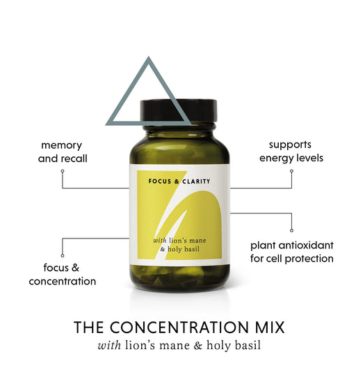 The Herbtender Focus & Clarity | Concentration Mix | 14 Capsule Discovery Pouch